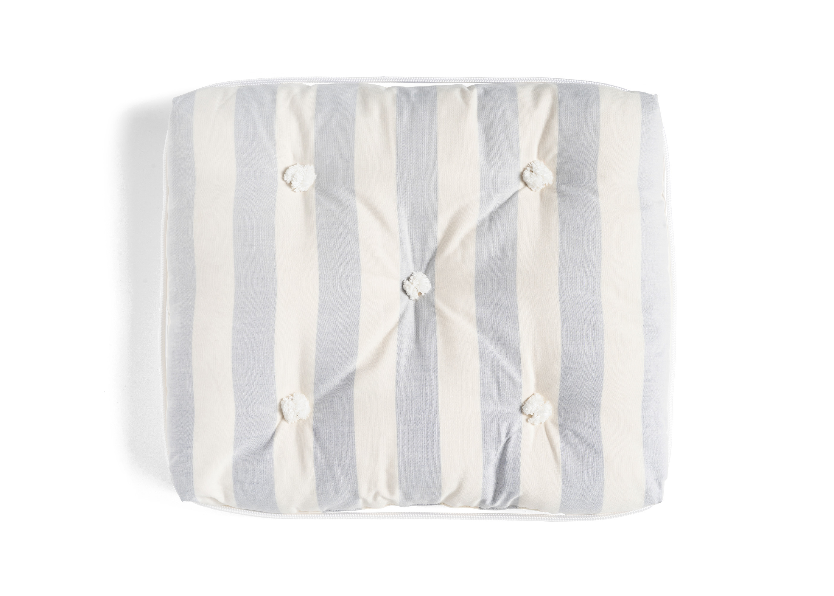 Talamex Kapok-Einzelsitzkissen Vintage / Blau / breit gestreift Talamex Kapok-Einzelsitzkissen Vintage / Blau / breit gestreift