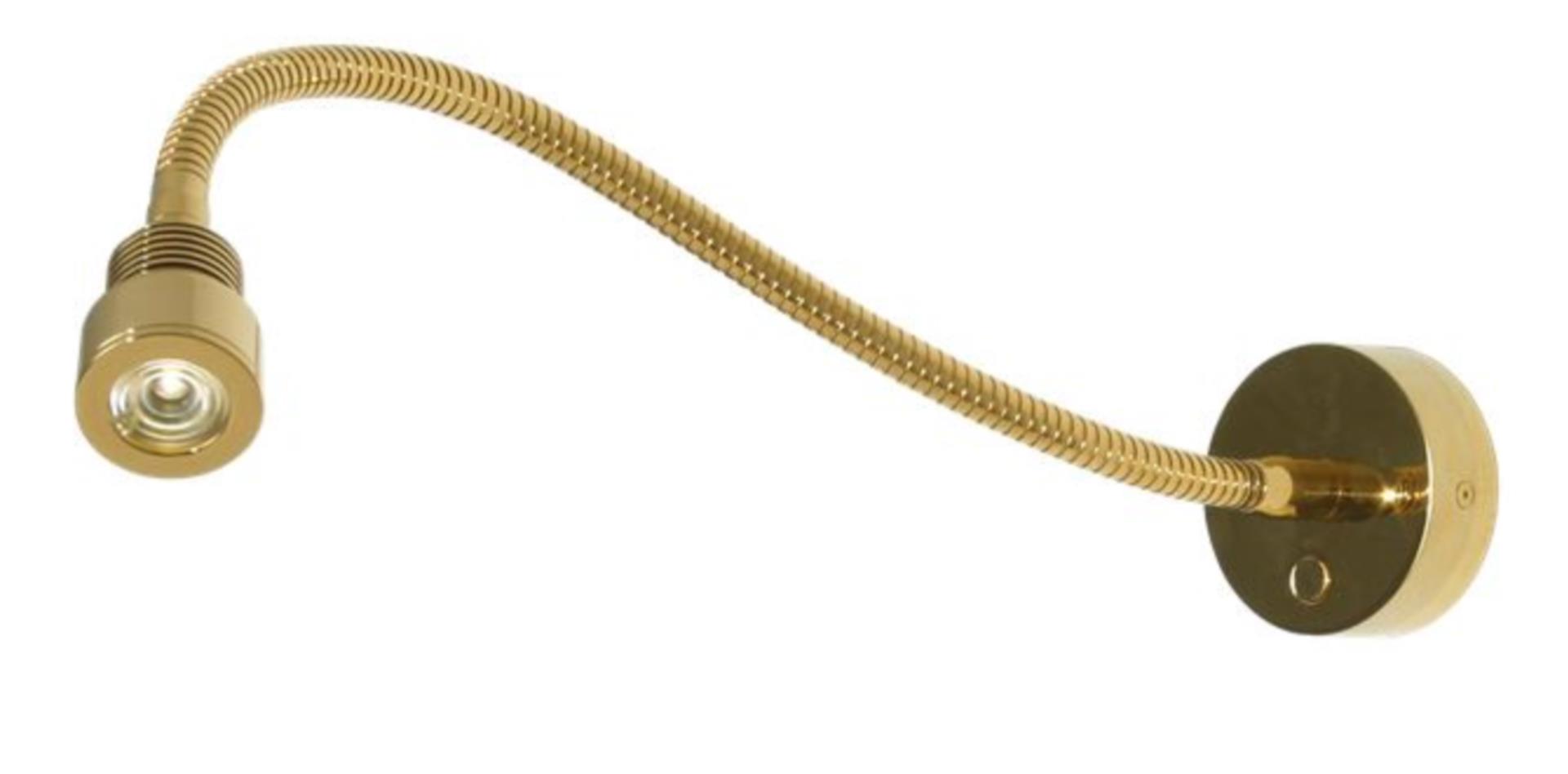 Prebit Leselicht Flex 01 gold  glanz