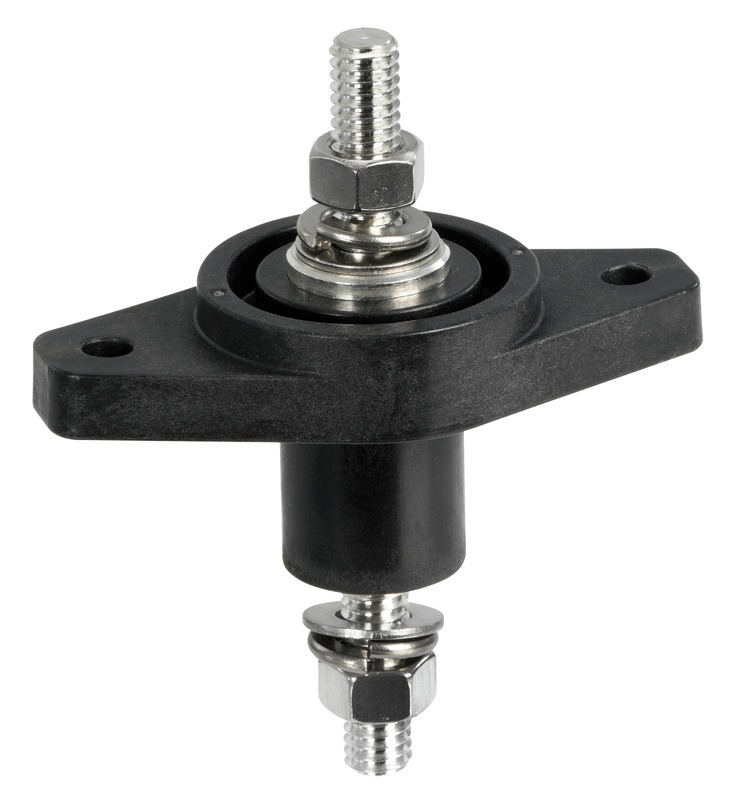 Osculati Maxi Abzweig- / Durchgangsverbindung 10 mmØ für Kabel, schwarz