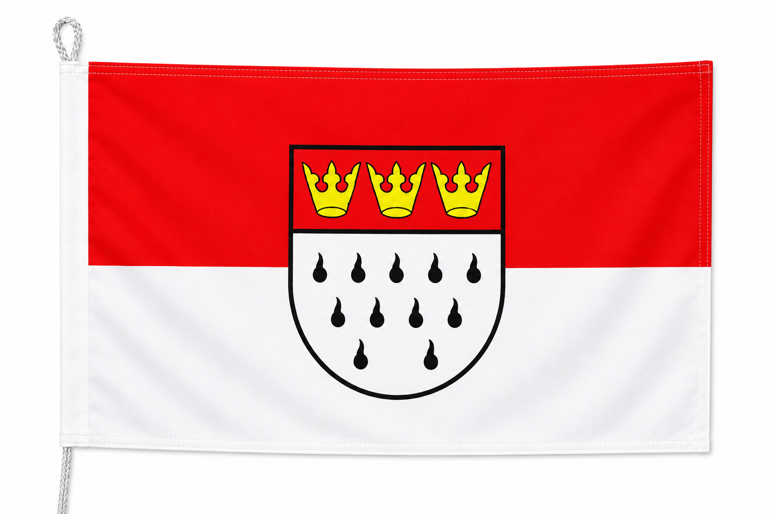 Lindemann Flagge Köln, 30 x 45 cm
