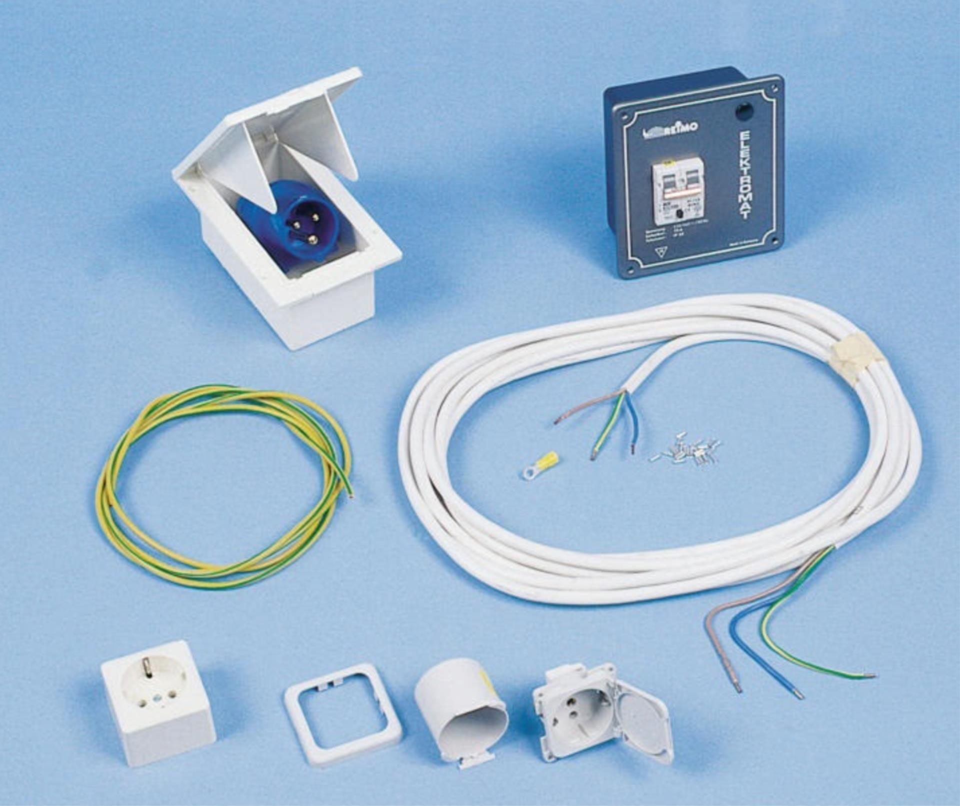 Reimo Landstrom 230 V - Komplettset mit FI Schalter