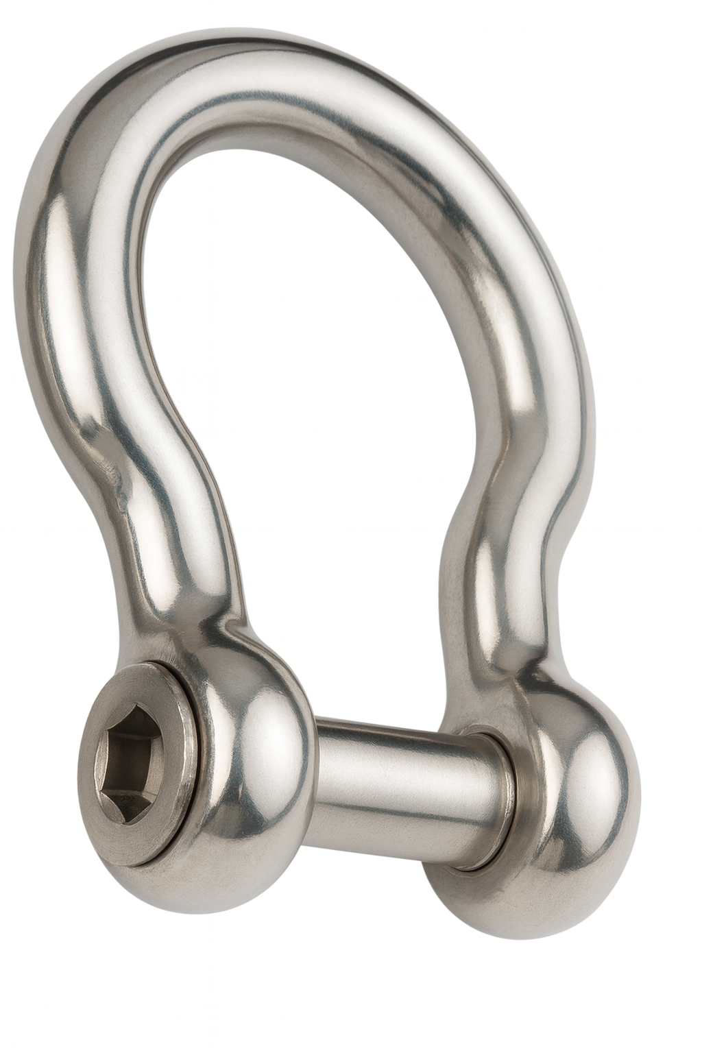 Osculati Ankerschäkel Edelstahl geschweift, 10 mmØ