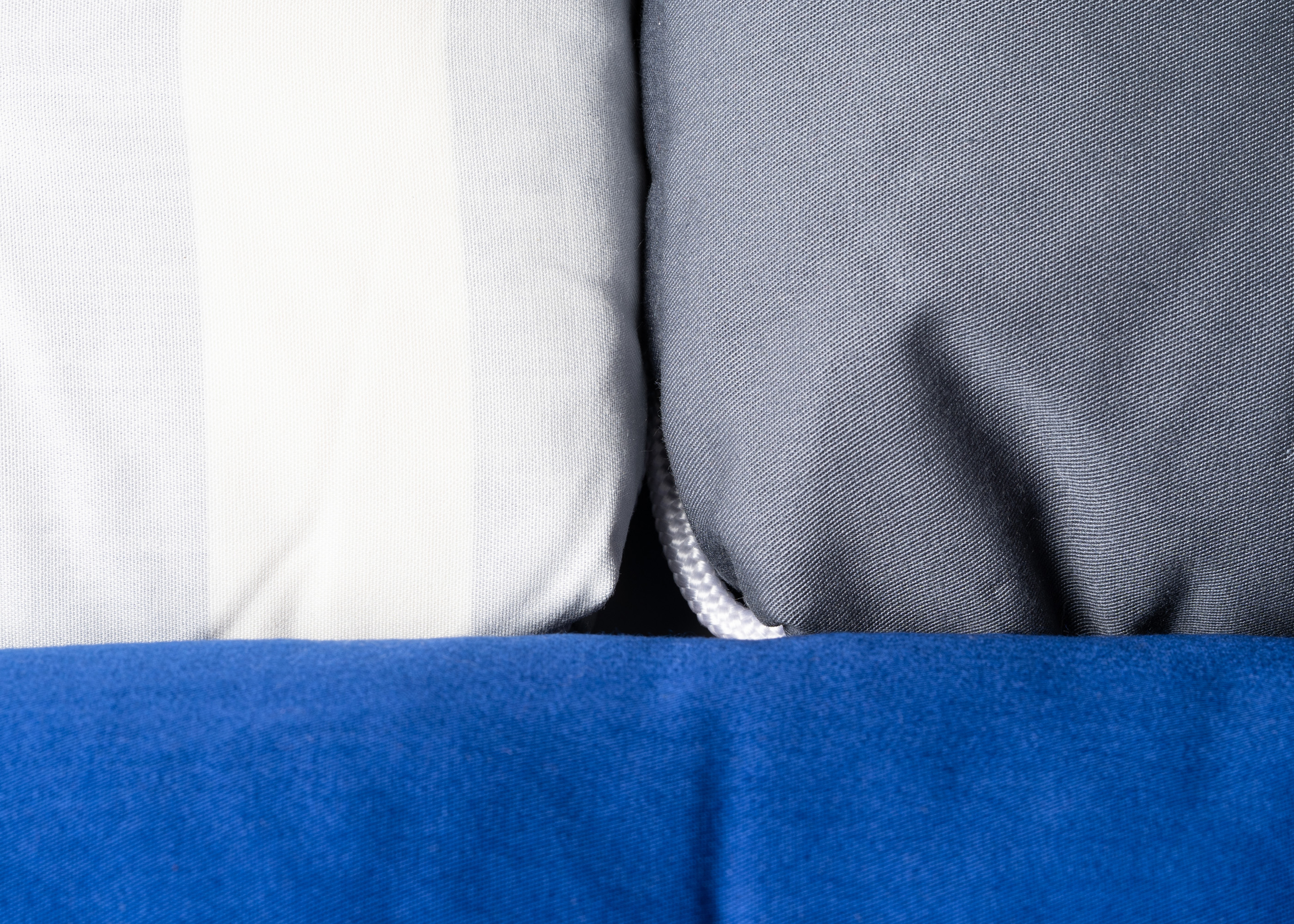 Talamex Kapok-Dreifachkissen / Dunkelgrau