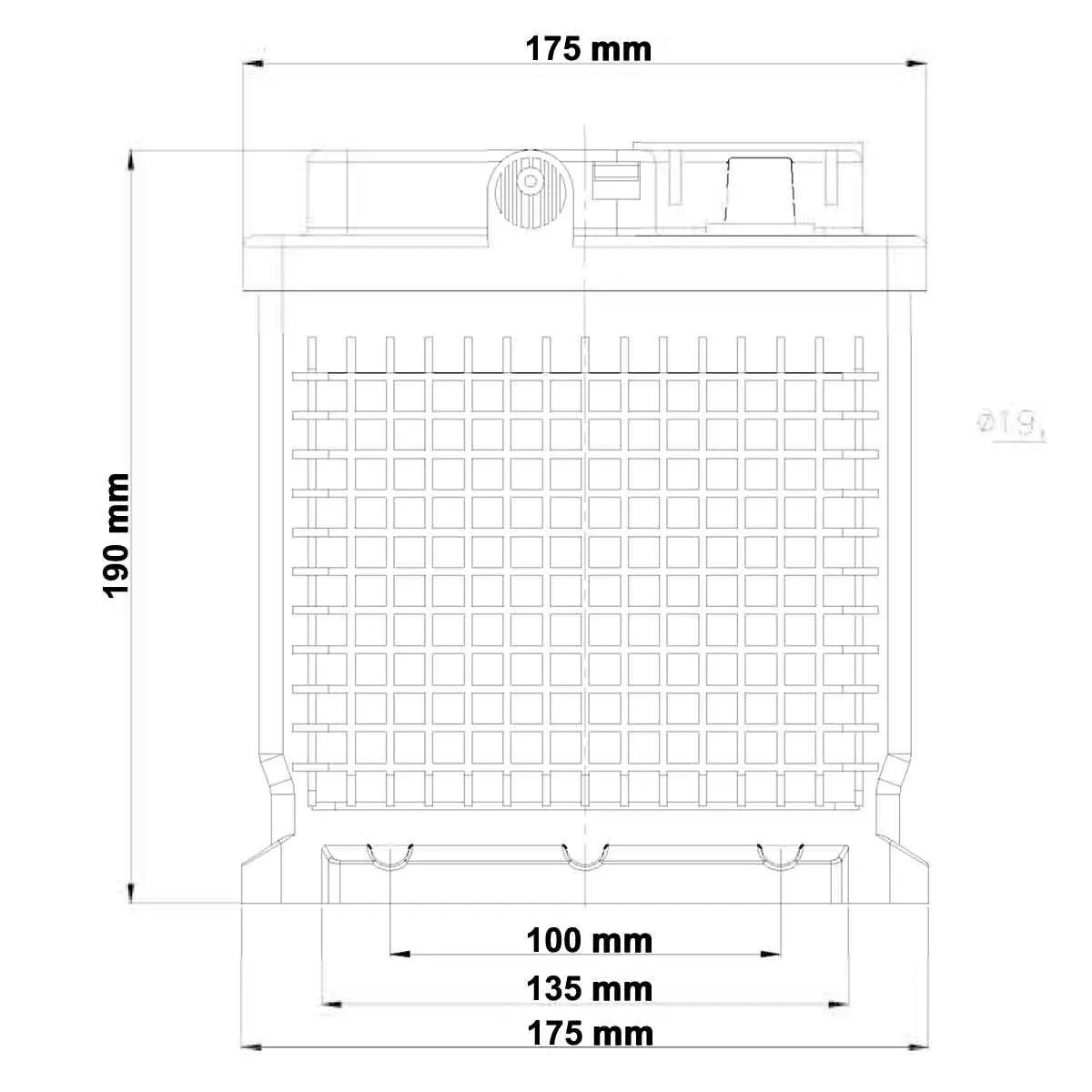 Vetus AGM Batterie 90 Ah, 353 x 175 x 190 mm, 27,8 kg Vetus AGM Batterie 90 Ah, 353 x 175 x 190 mm, 27,8 kg