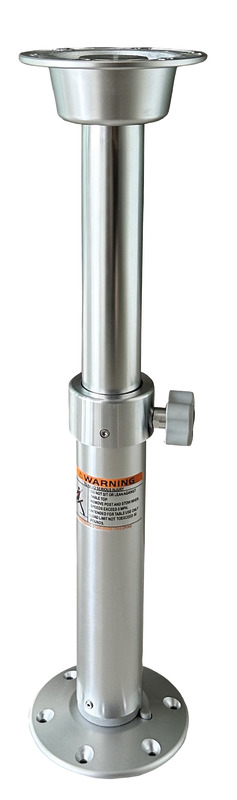 Osculati Thread Lock Tisch Standfuß, Aluminium, Ausziehbar 50 - 70 cm