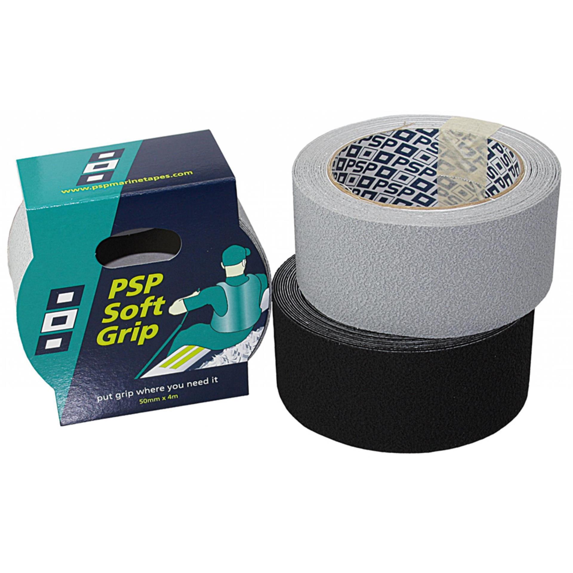 PSP Marine Tapes PSP Softgrib Antirutschbelag selbstklebend schwarz, 50 mm, 4 Meter