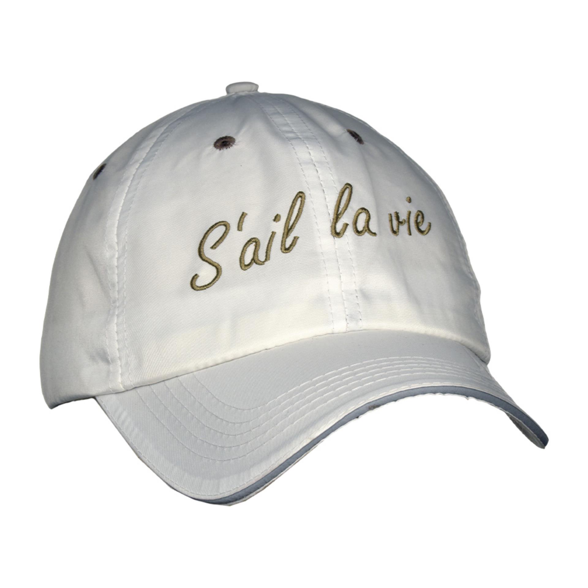 C4S Cap weiß " Sail la vie"