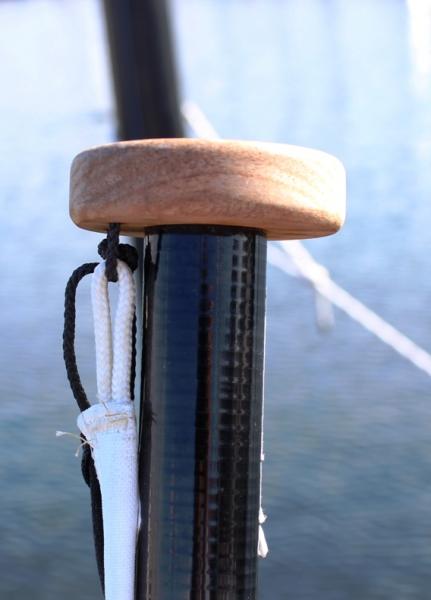 FlaXpole Flaggenstock Carbonoptik 125 cm x 25 mmØ