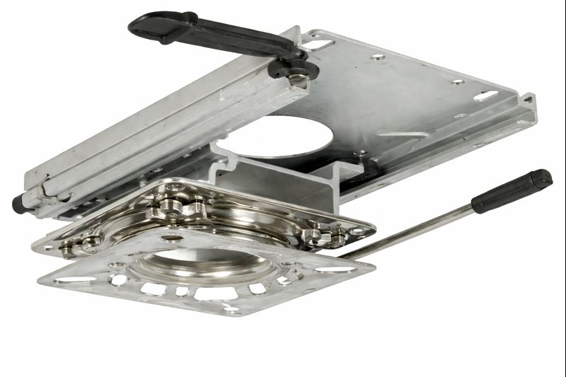 Allpa Schlitten für Steuerstühle, mit Drehteller