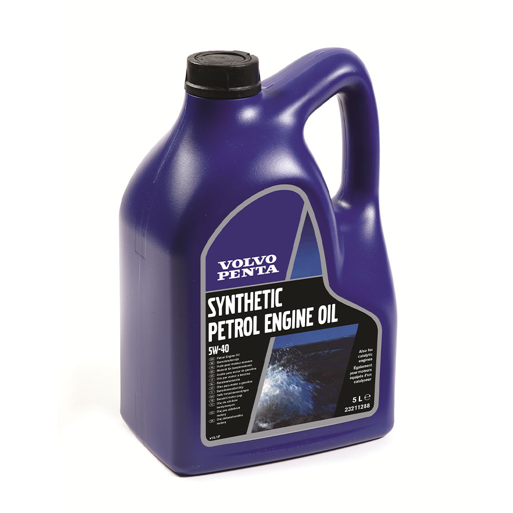 Volvo Penta Sythetisches Benzinmotoröl SAE 5W-40, 5 Liter