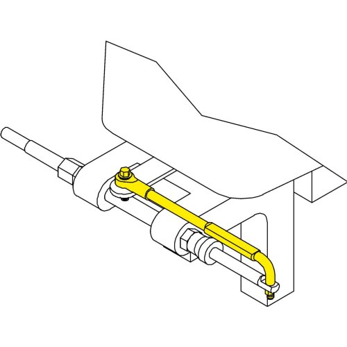 Allpa Seastar / Teleflex Kippachsen Rückführstangen Bausatz