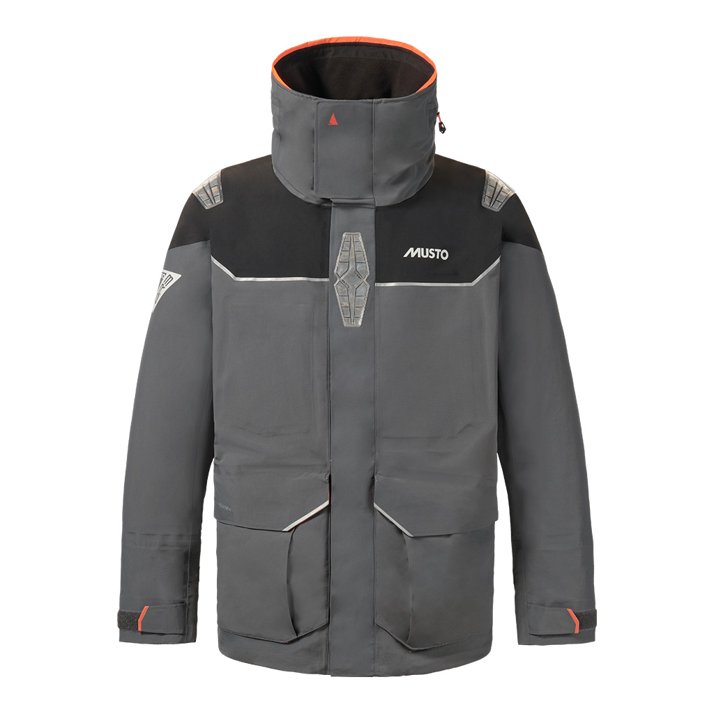 Musto BR3 Pertex Offshore Jacke; Charcoal; Größe XXL