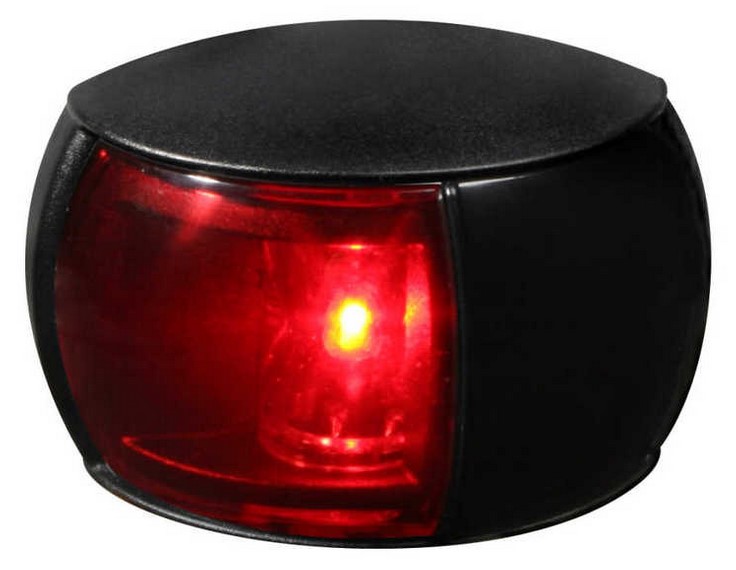Hella Navi LED Compact Backbord, schwarz, Keine BSH Zulassung!