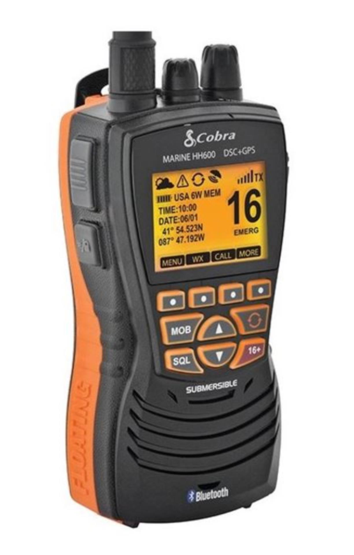 Cobra UKW Handfunkgerät MRHH600 mit GPS und DSC