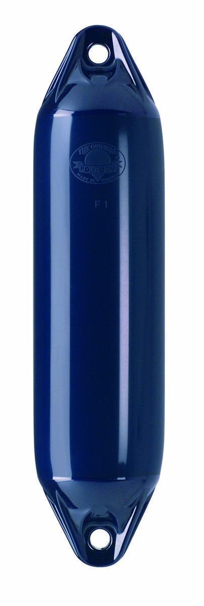 Polyform AS Polyform Fender F2 blau mit blauer Kappe, 220 x 610 mm