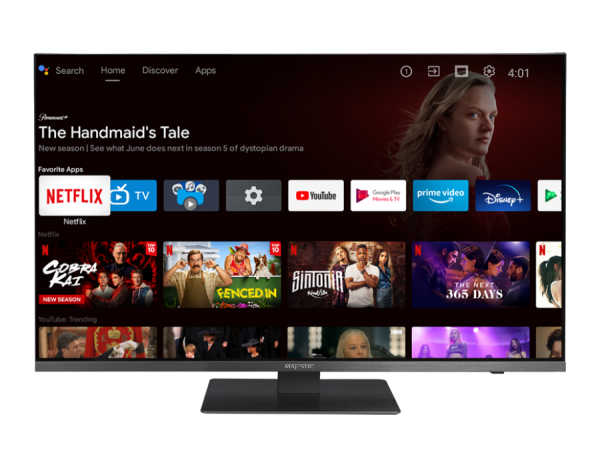 Majestic 32 Zoll Smart LED TV, 12V, Android, DVD