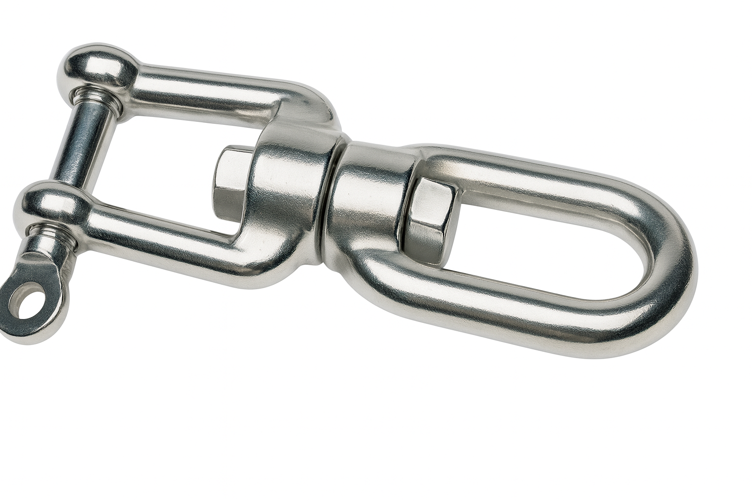 Osculati Ankerwirbel Edelstahl Auge / Gabel 8 mmØ, 94 mm