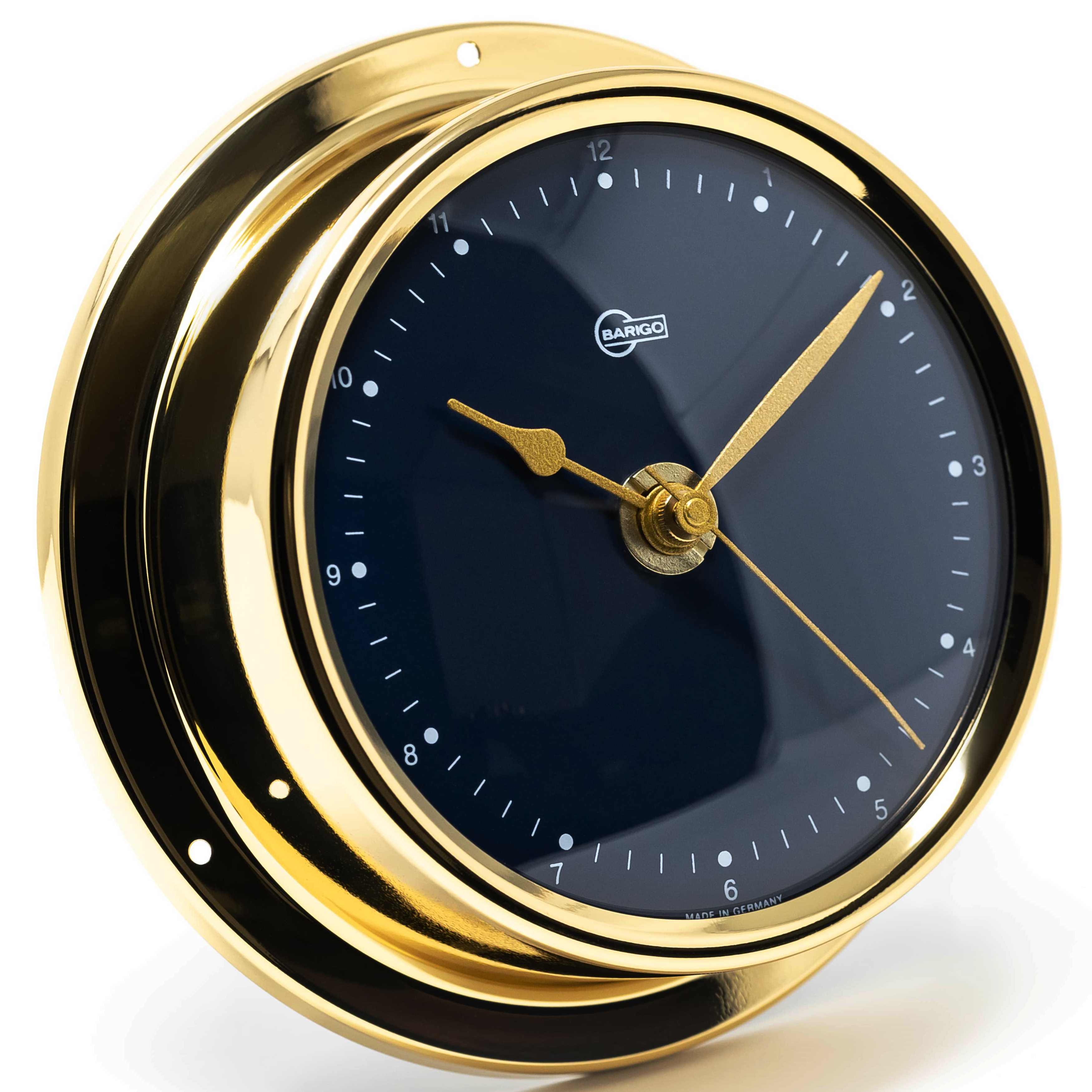 BARIGO 100 Regatta Quarz Uhr messing blau