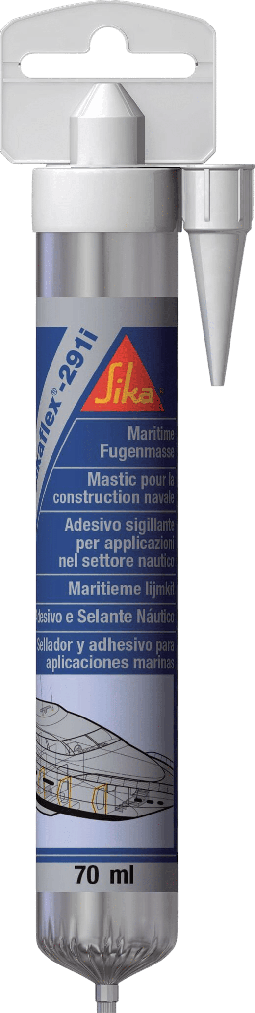 Sikaflex 291i weiß, 70 ml Tube