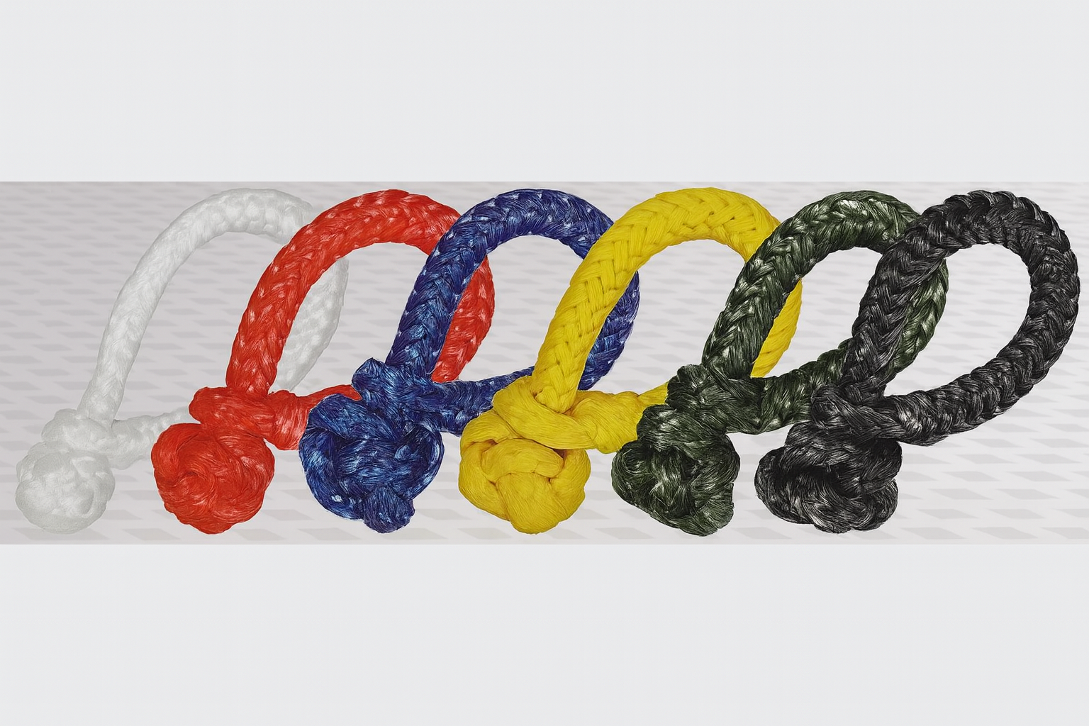 Liros Tauwerkschäkel weiss, BL 1000 kg (Länge 90 mm)