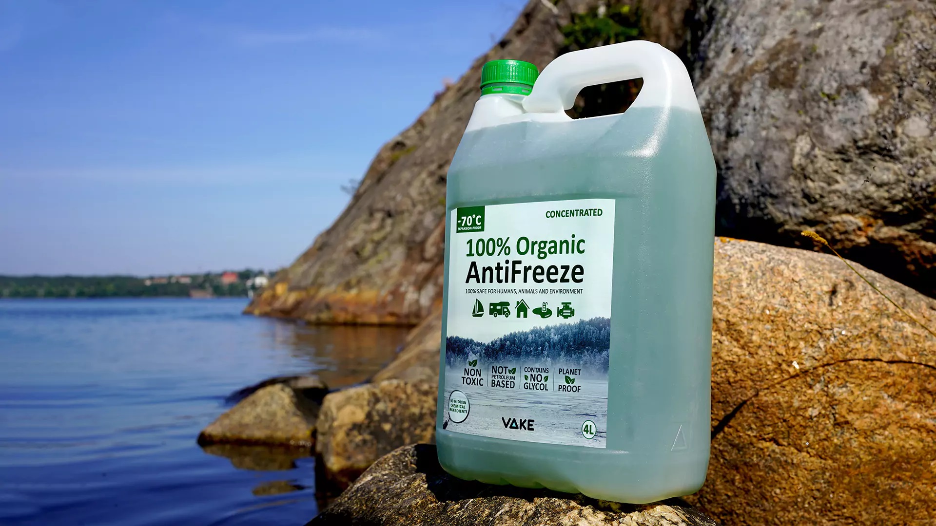 VAKE Frostschutzmittel, 4 Liter (100% biologisch)