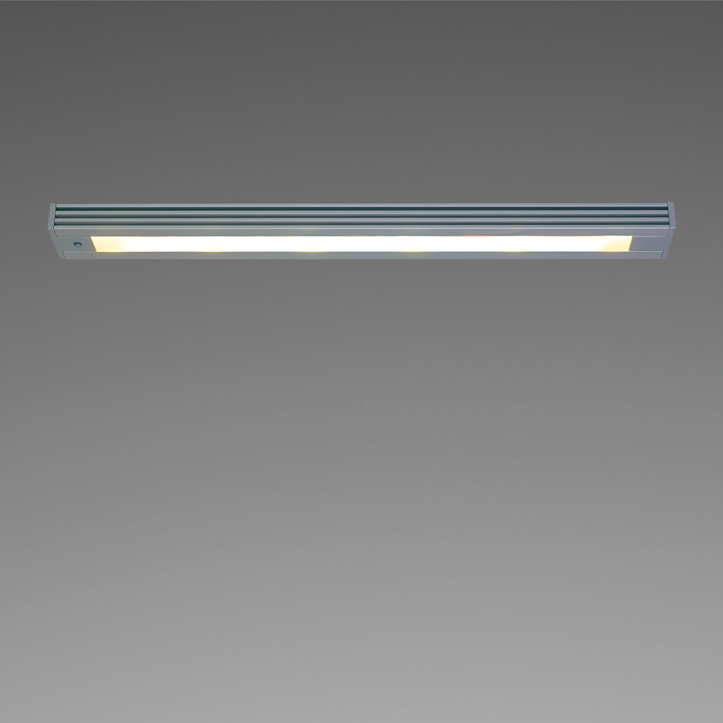 Prebit Unterbau-Leuchte UB01-1RW 300mm chrom-matt, warmweiss/ rot