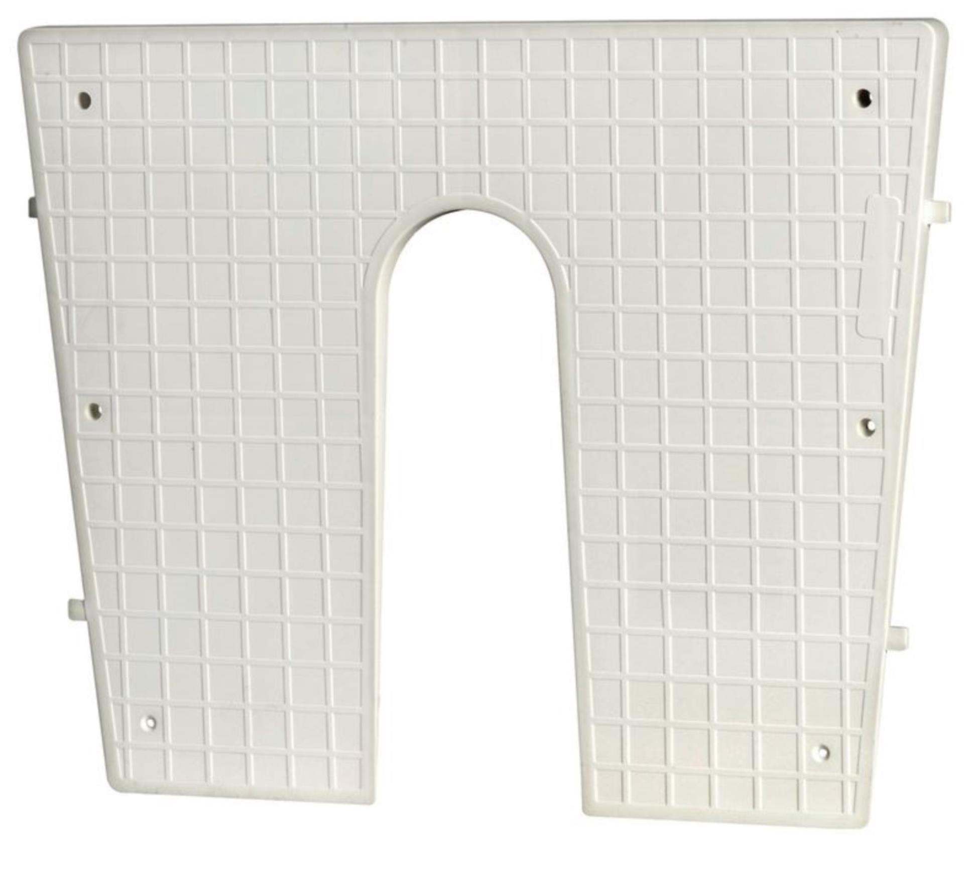 Osculati Heckschutzplatte groß mit Neigungswinkel