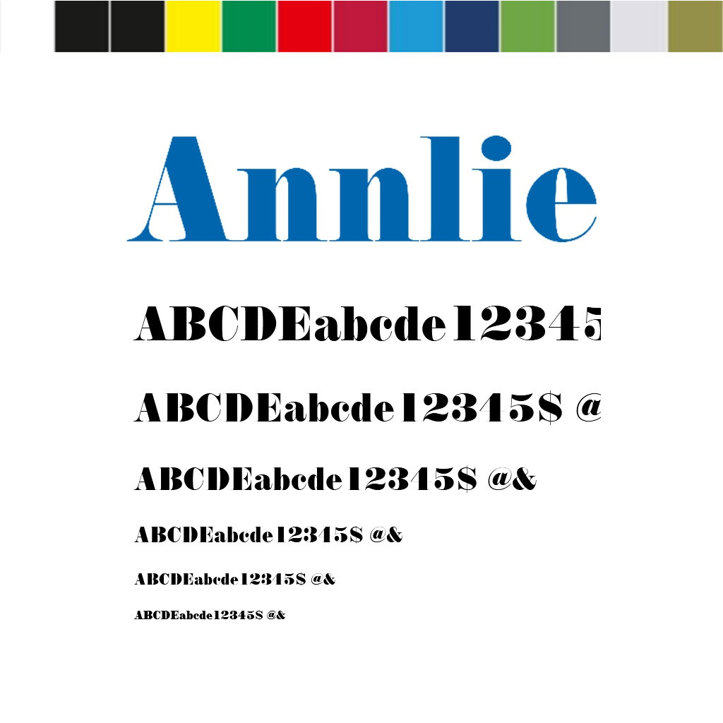 Werbeliner Bootsbeschriftung Annlie, 81 - 110 mm