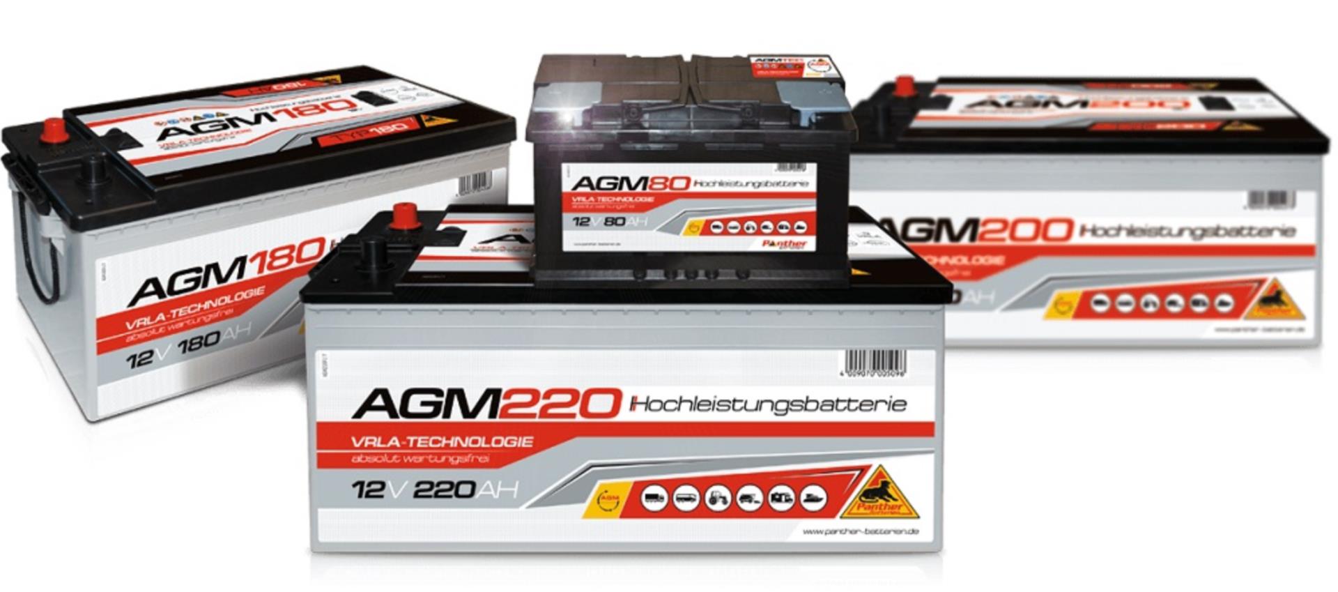 Panther Batterien AGM BATTERIEN PANTHER-VRLA