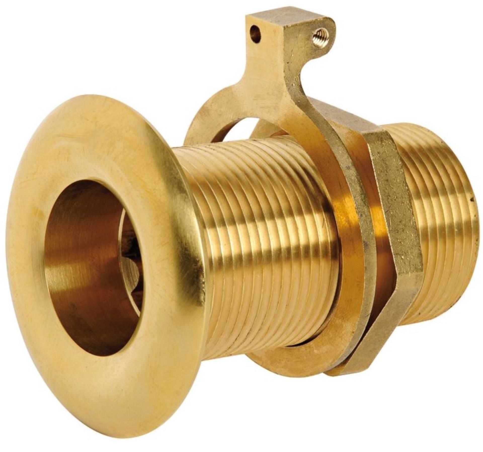 Osculati Gewölbter Borddurchlass Messing Natur 1 ", 33 mm