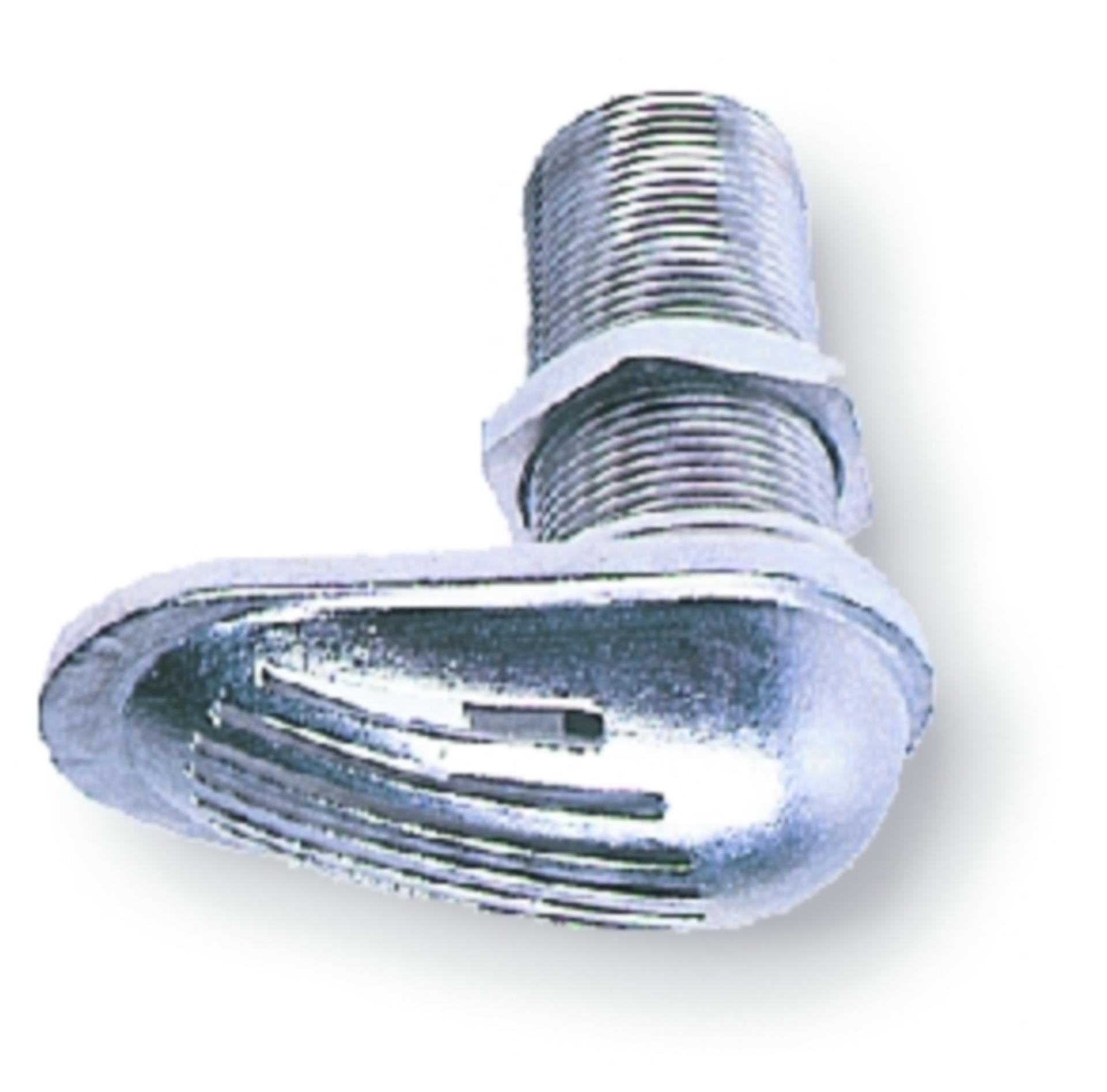 Osculati Borddurchlaß Edelstahl 3/8" / 15 mm mit Grobsieb