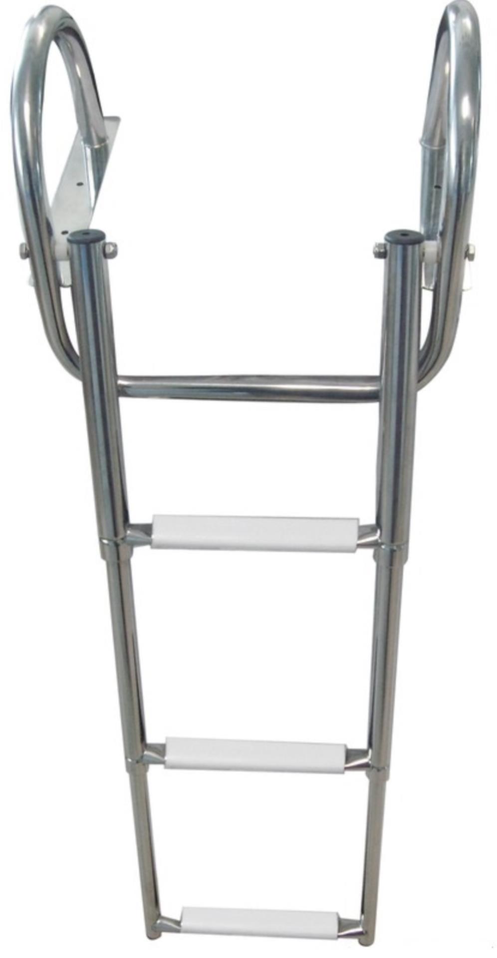 Osculati Ausziehbare Badeleiter mit Griffen, 4 Stufen