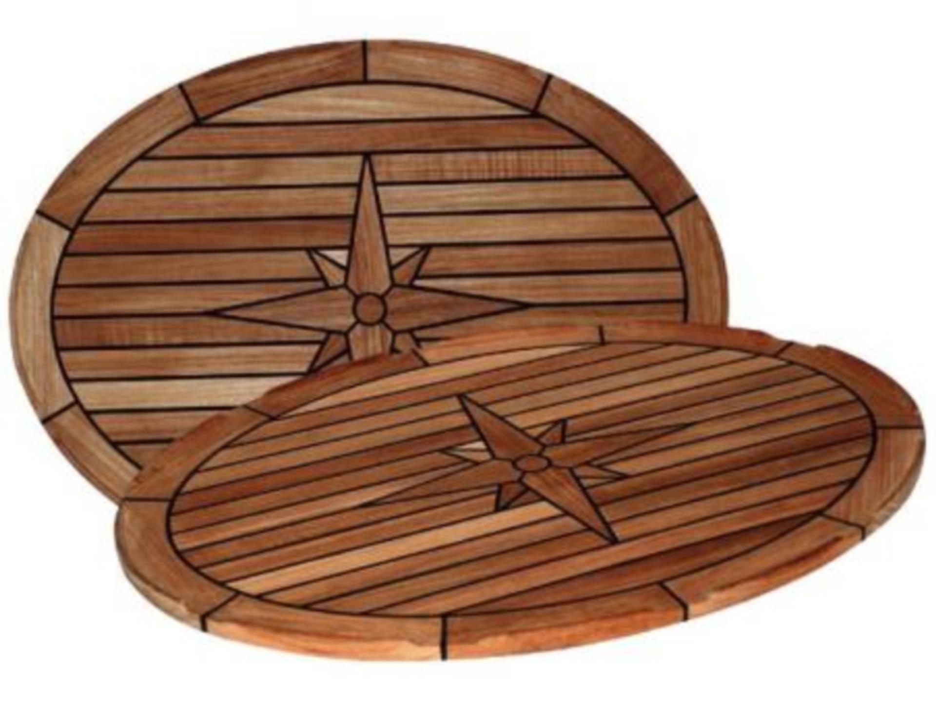 Talamex Teak Tischplatte Eclipse 60 x 80 cm