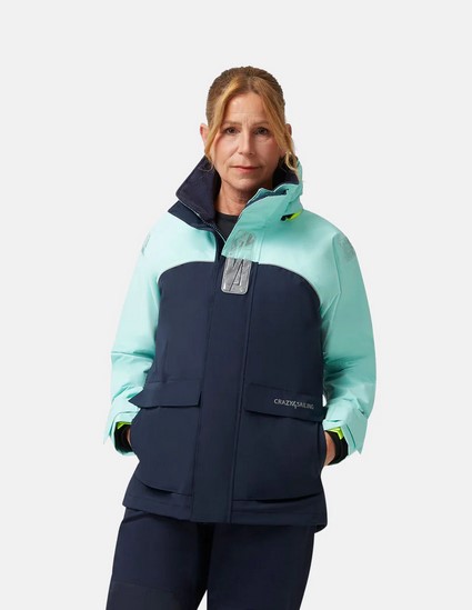 Crazy4Sailing C4S Bergen II, Jacke, Damen,  caribbean/navy, XL