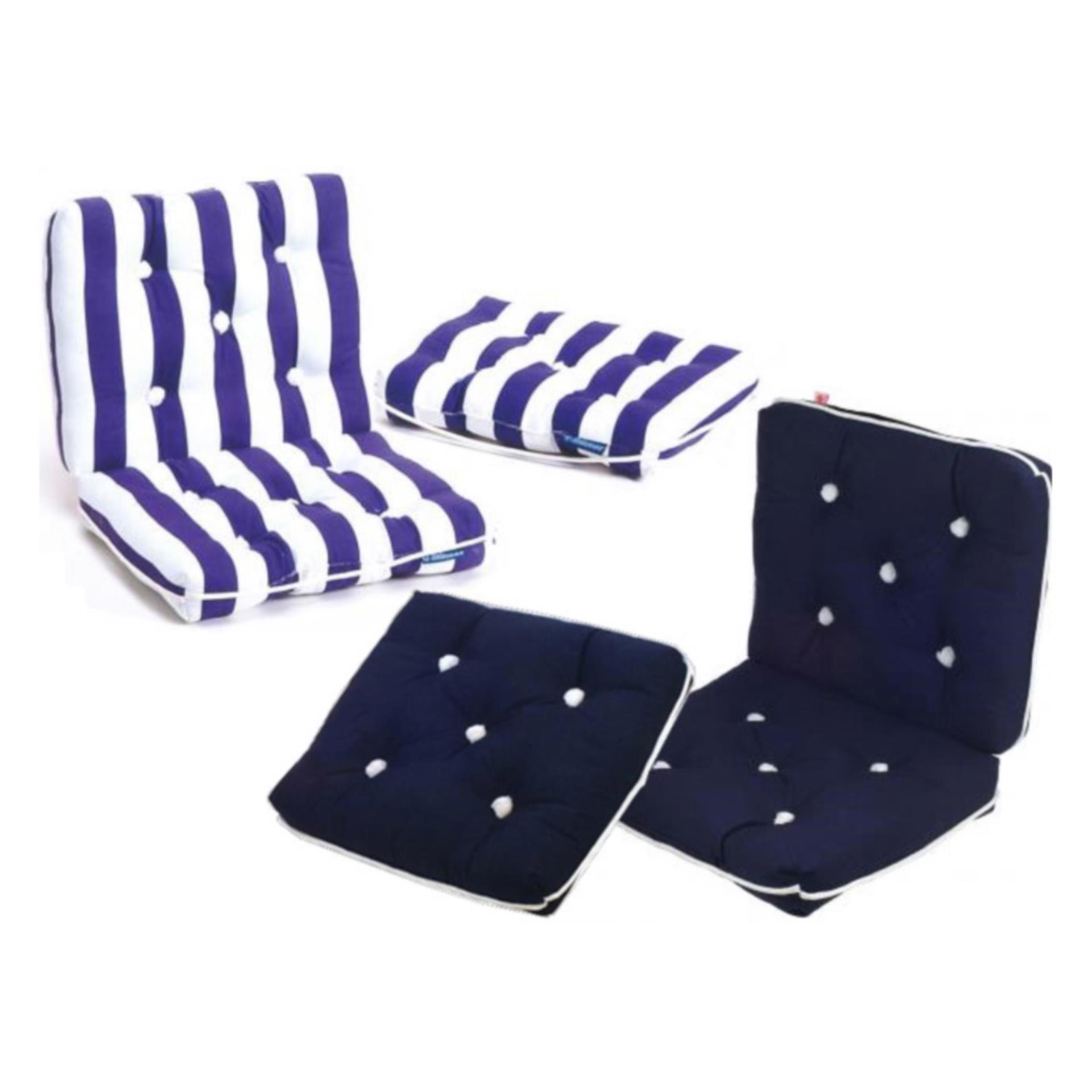 Talamex Kapok Kissen, blau 