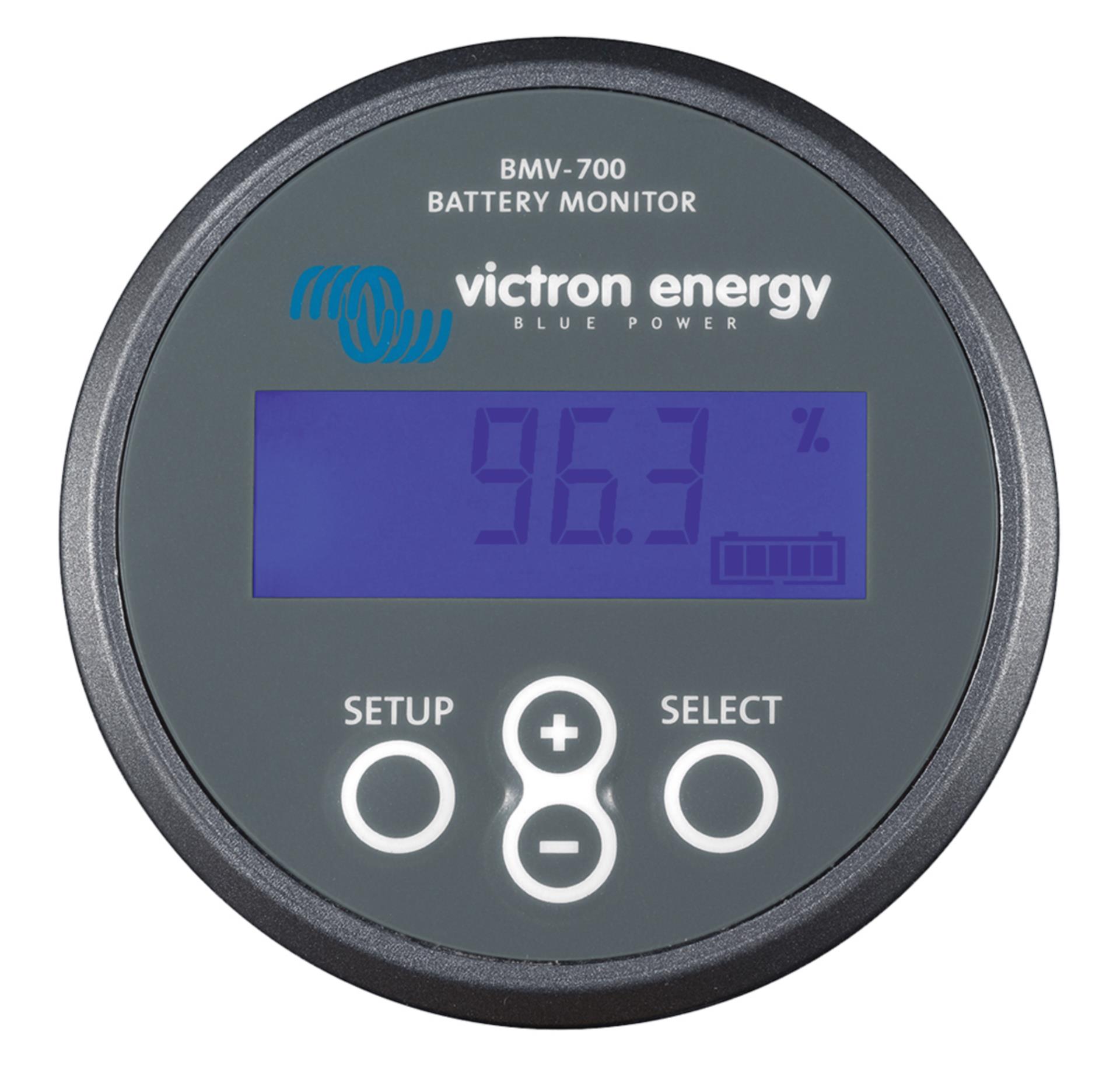 victron energy Victron Batterie Monitor BMV 702 grau mit Shunt 50 A