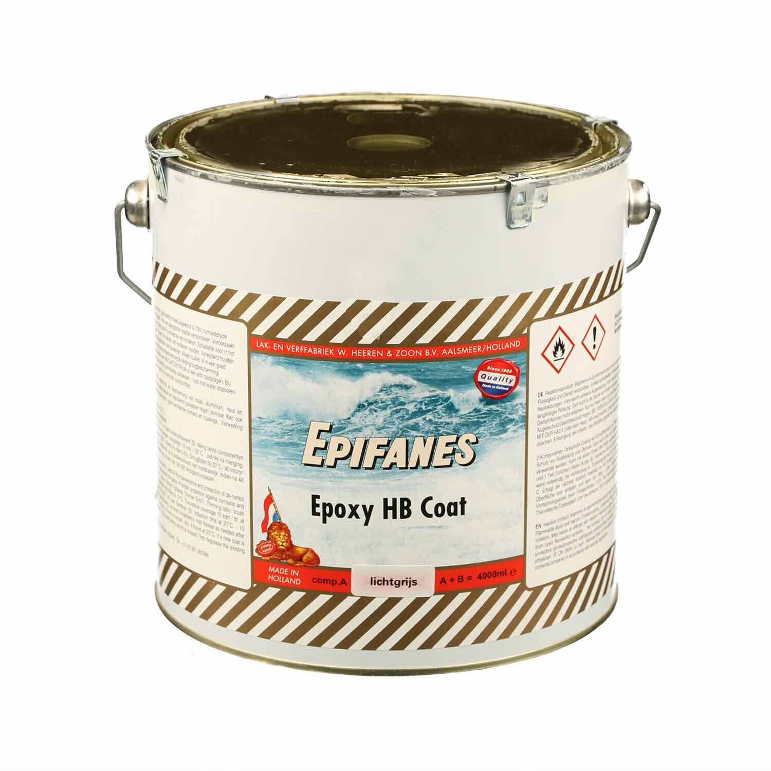 Epifanes Epoxy HB Coat hellgrau, 4 Liter