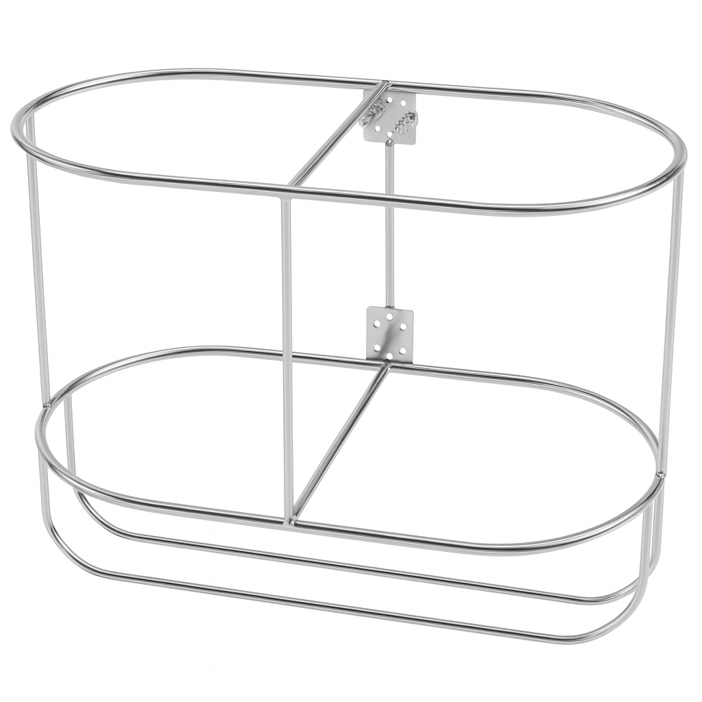 Marinetech Fenderkorb 2-fach, gerade 375 x 320 mm für 190 mmØ Fender