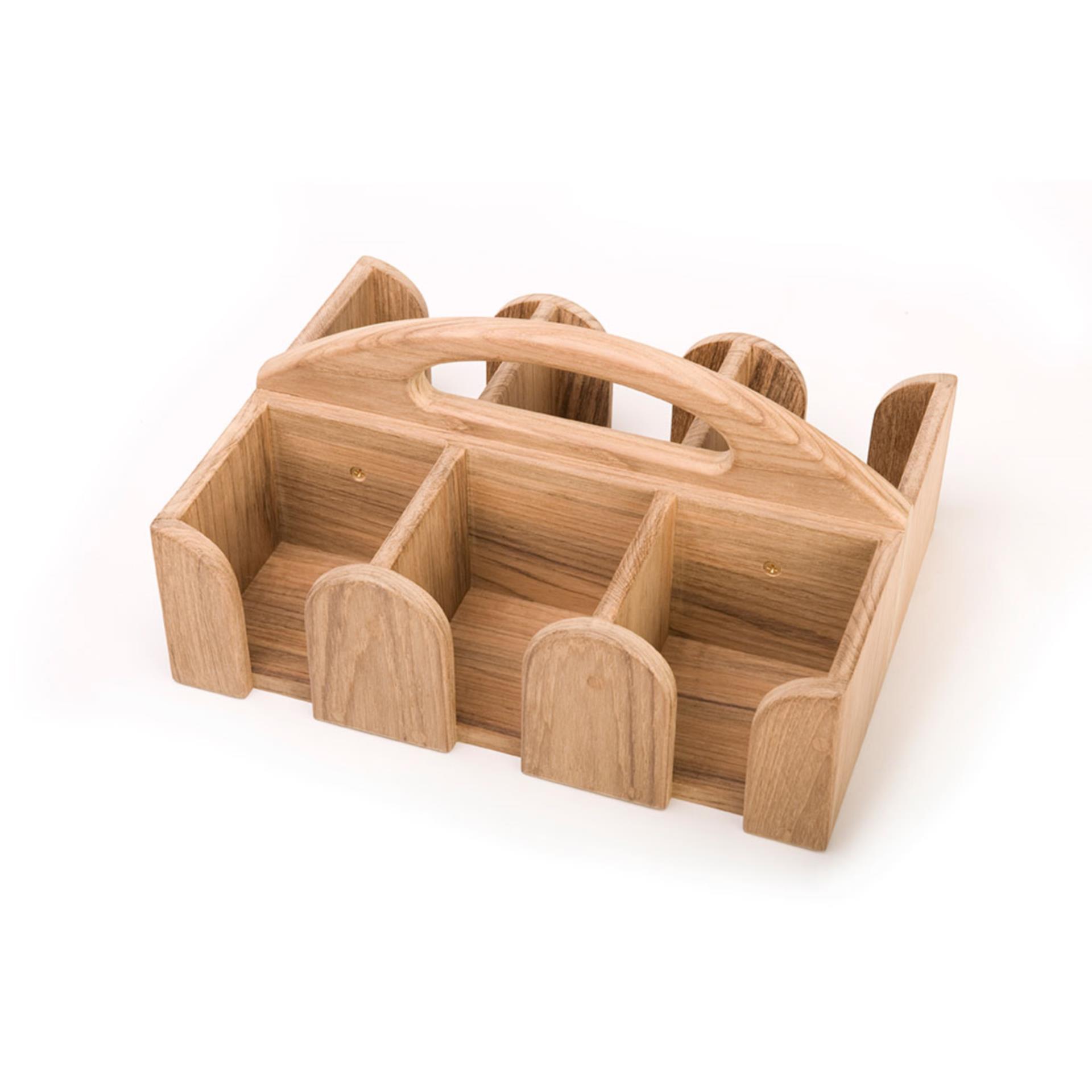ARC Marine Teak Becherhalter für 6 Becher