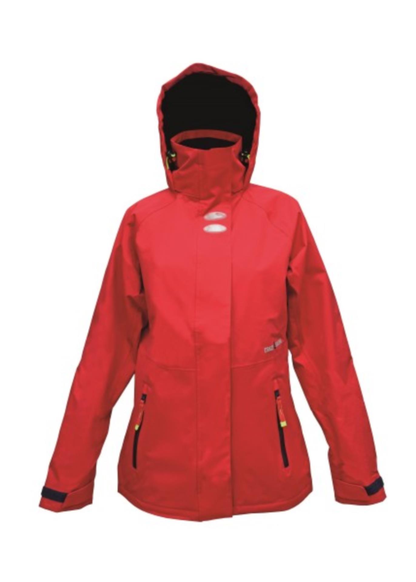 C4S Damenjacke Brisbane rot, Größe M