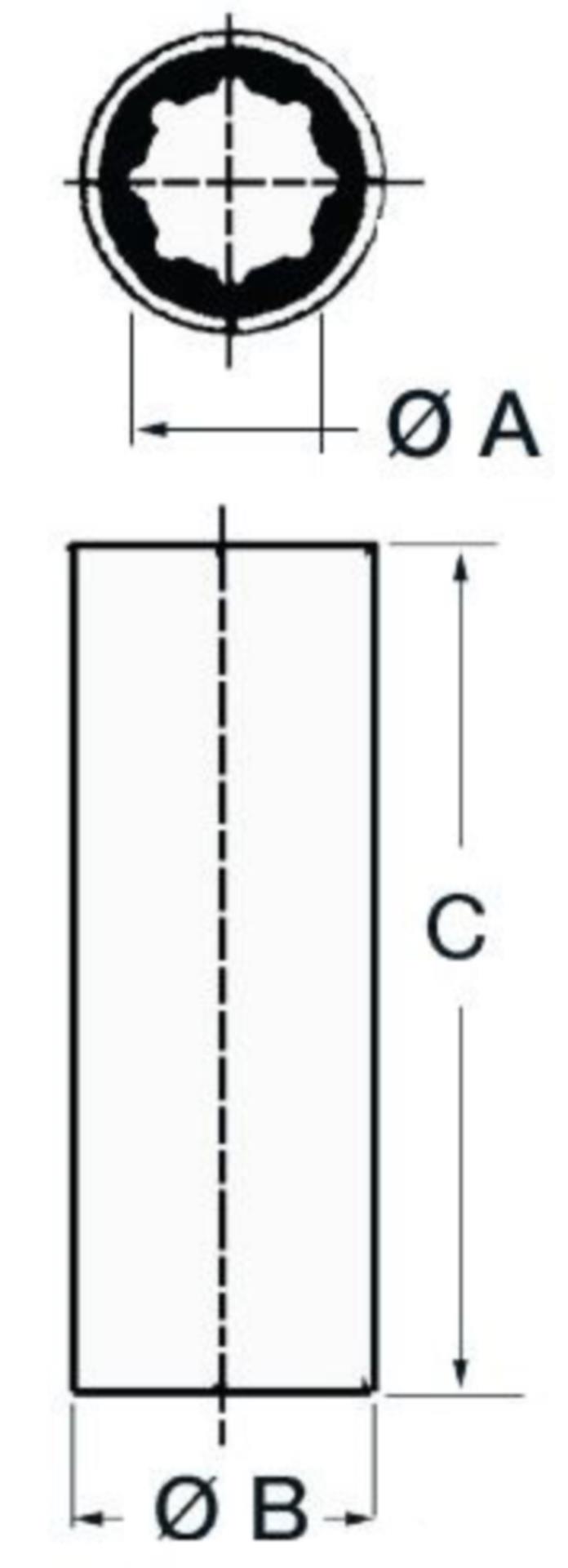 Osculati Wellenaußenlager 1" (25,40) x 1"1/2 (38,10) x 101,6 mm Osculati Wellenaußenlager 1" (25,40) x 1"1/2 (38,10) x 101,6 mm