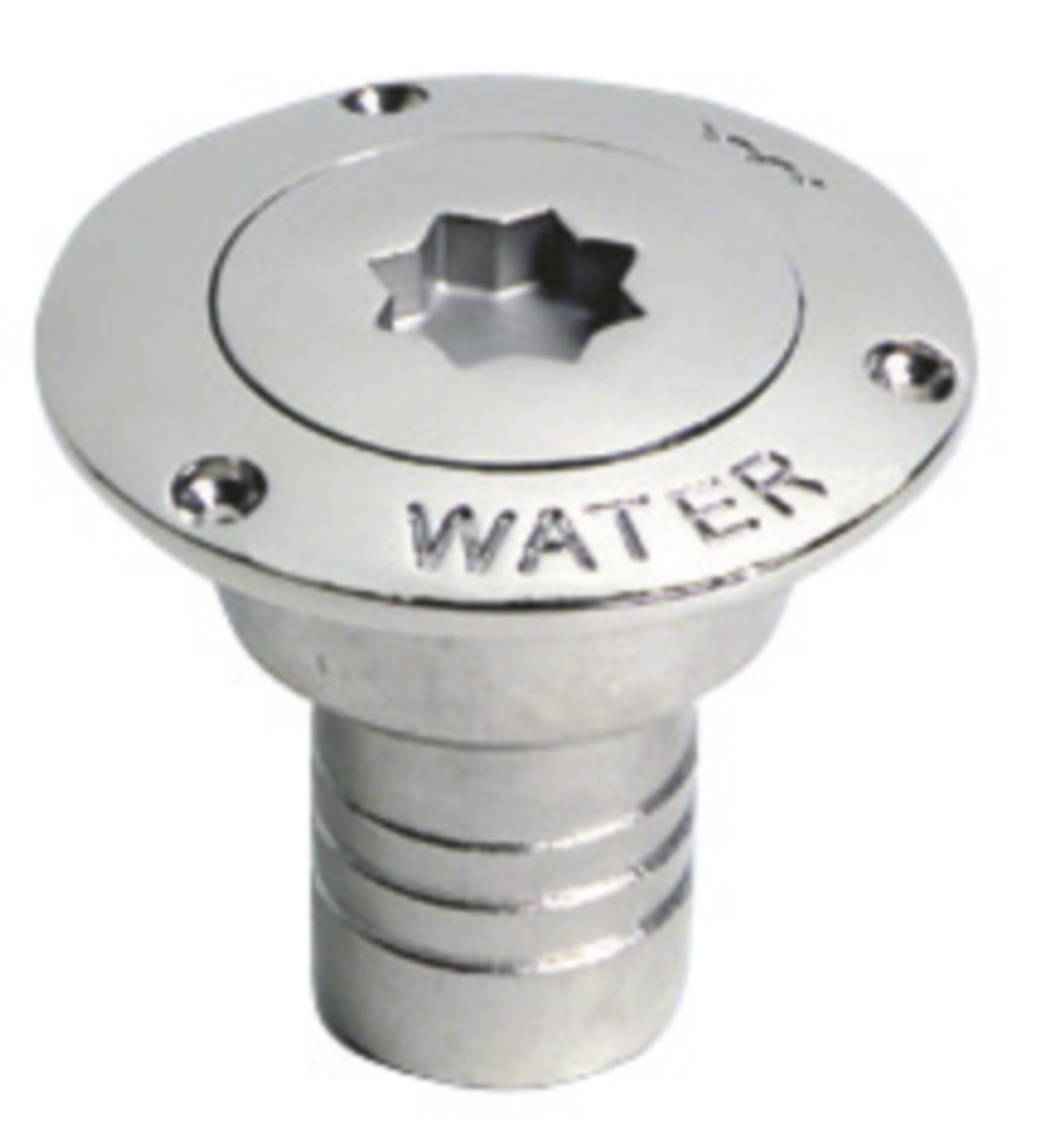 Osculati Einfüllstutzen 38 mmØ Wasser für Sechskantschlüssel