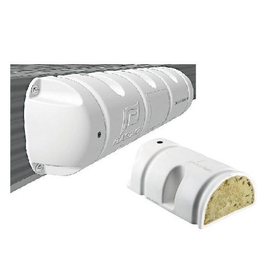 Plastimo Steg Bumper 1/2, ausgeschäumt weiss 25 x 90 cm
