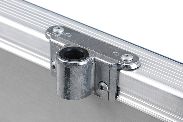 Linder Dollenaufnahme, gewinkelt (Aluminium) Standard