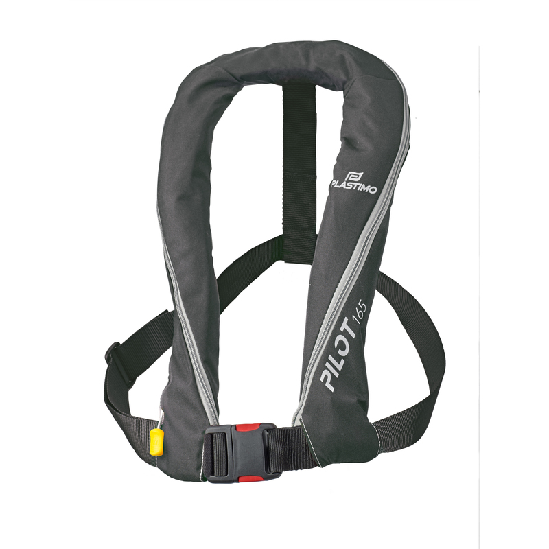 Plastimo Rettungsweste New Pilot 165N automatisch ohne D-Ring, schwarz