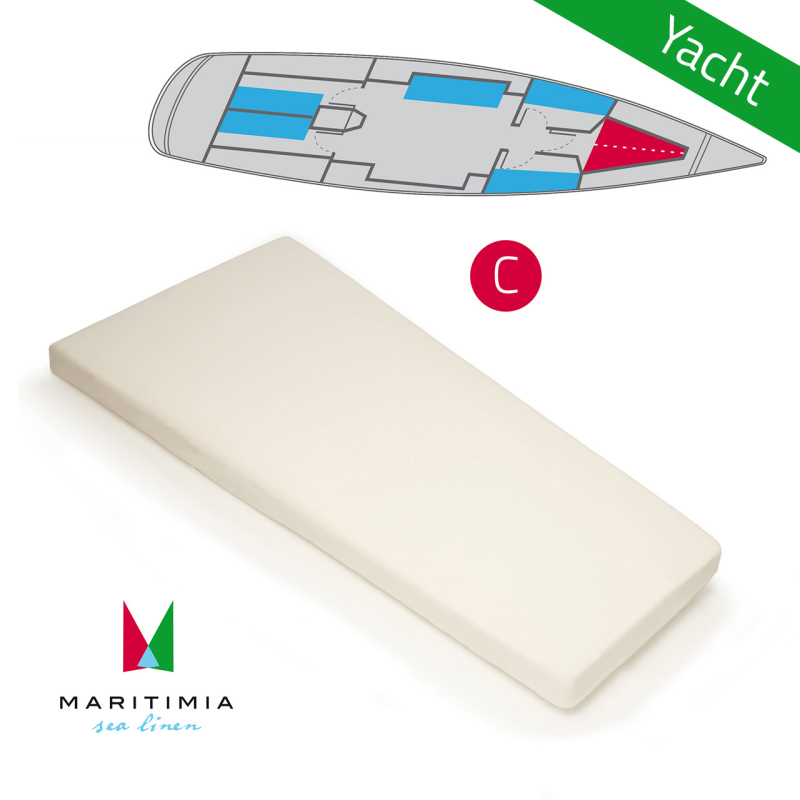 Maritima Spannbettlaken 200 x 200 x 80 cm, weiß