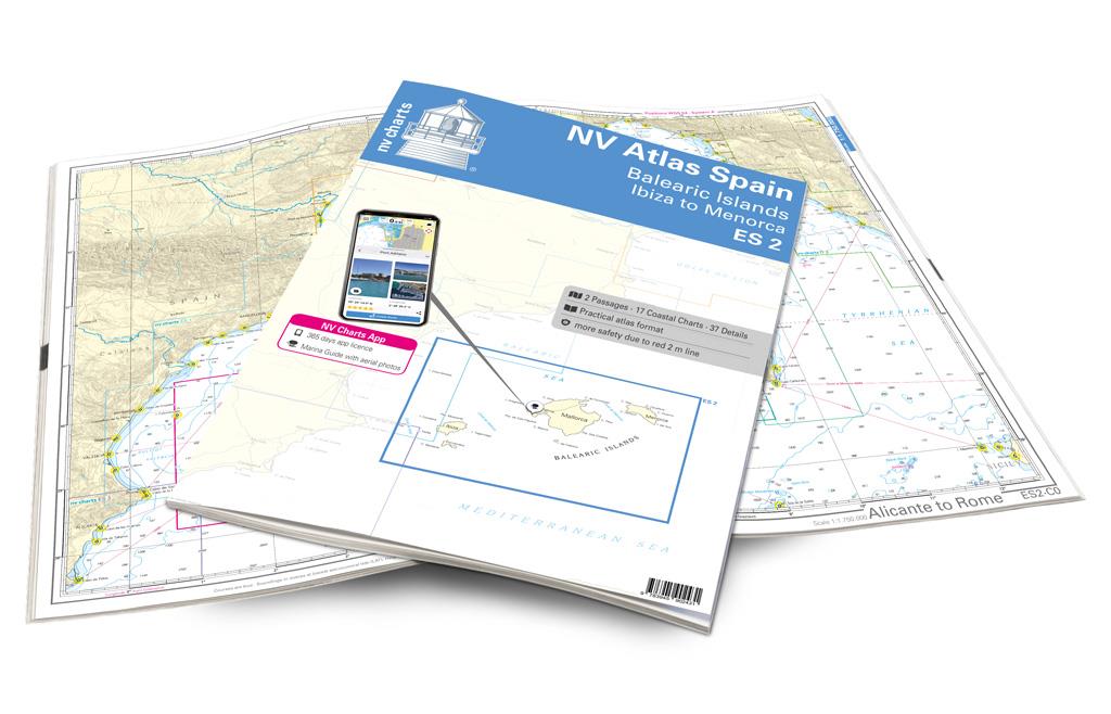 Nautischer Verlag NV Atlas Spain ES2 - Balearic Islands - Ibiza to Menorca