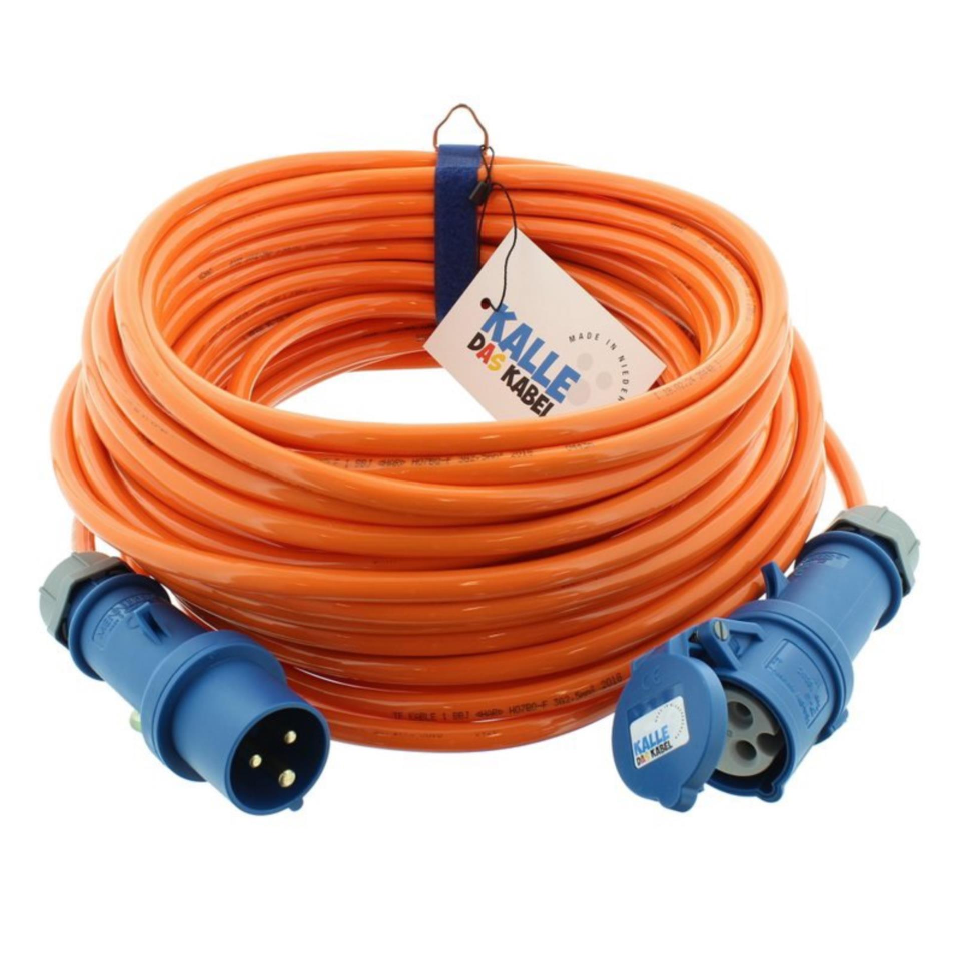 CEE Norm CEE Polyurethan Verlängerungskabel, 25 Meter