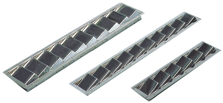 Osculati Edelstahllüfter 525 x 76 mm (Einbau 27 mm)