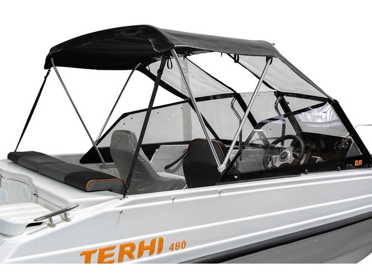 Terhi Heckpersenning mit Alugestänge - Terhi 480 BR